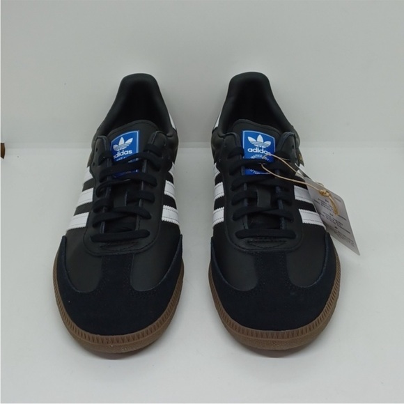 NWB Adidas Samba Original Black/White Shoes Sz 6.5 - Picture 8 of 12